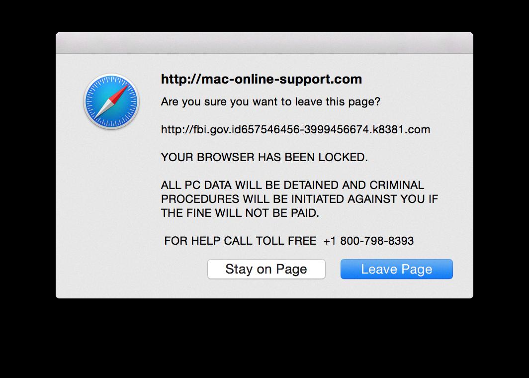 safari has a virus safari has a virus