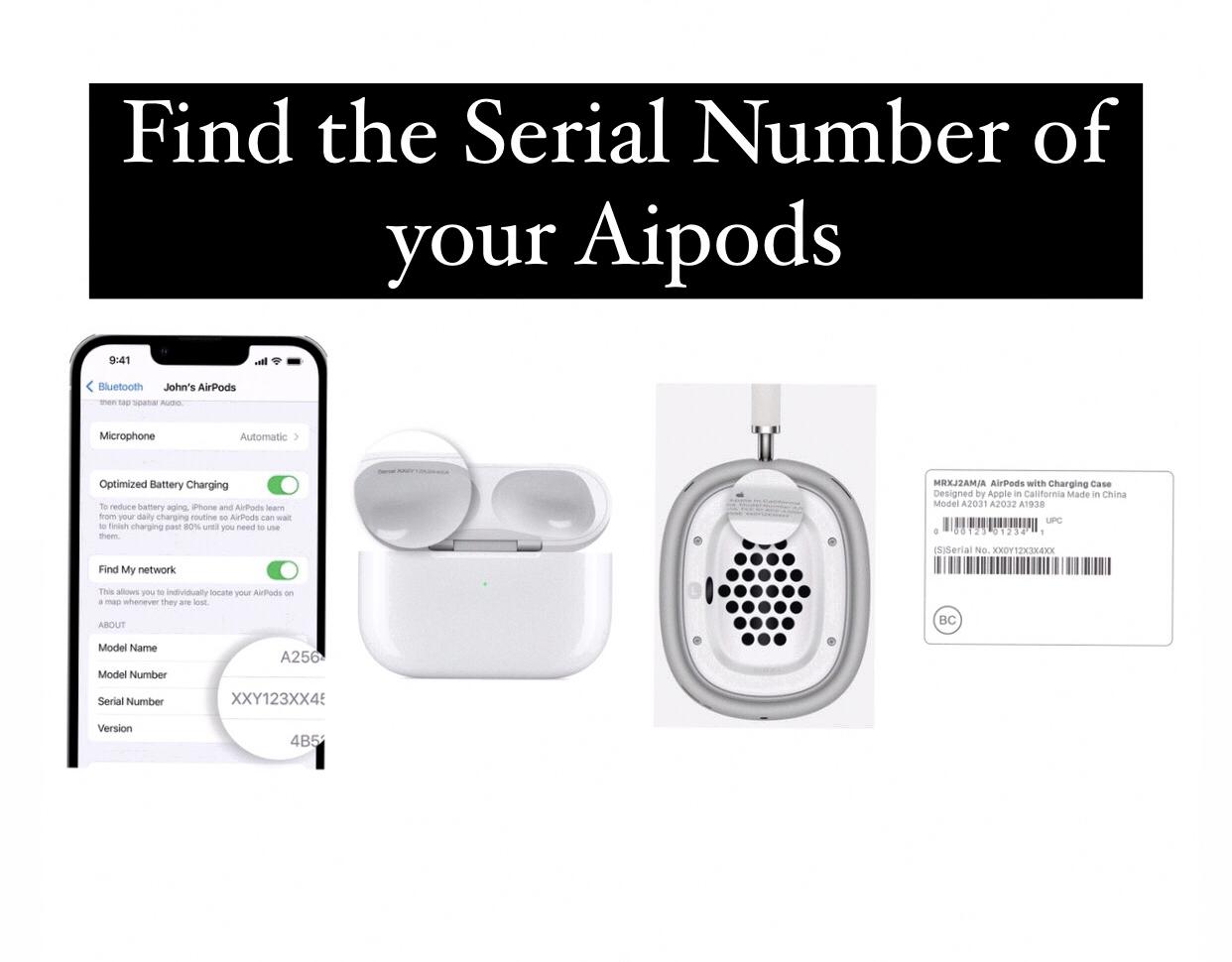 serial number airpods max serial number airpods max
