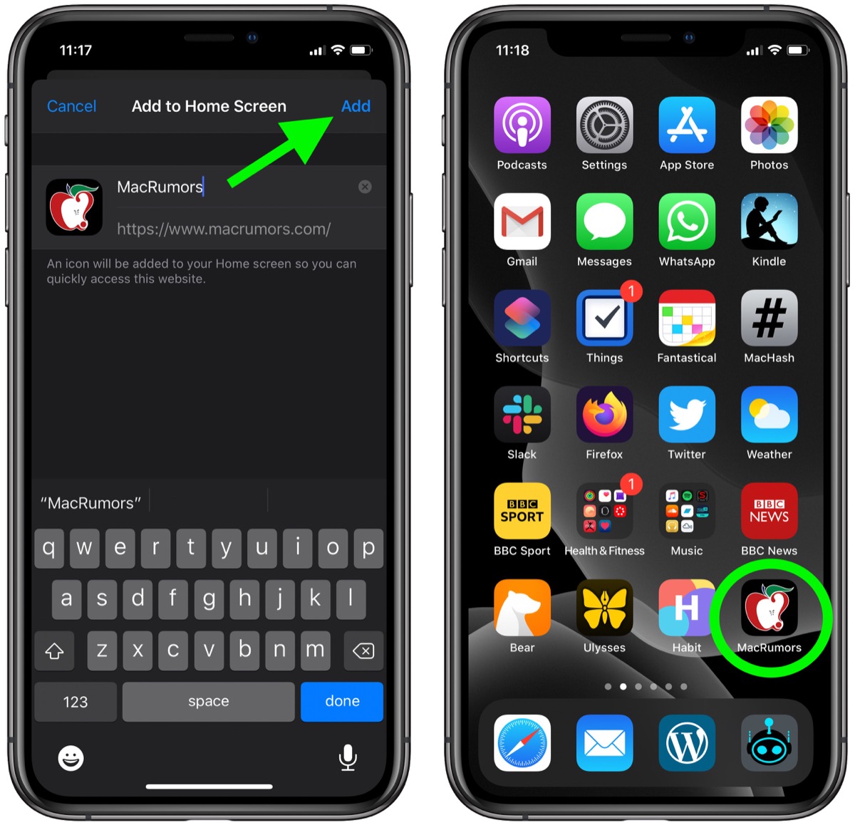 How To Delete Bookmarks On the Home Screen of iPhone 2 How To Delete Bookmarks On the Home Screen of iPhone 1