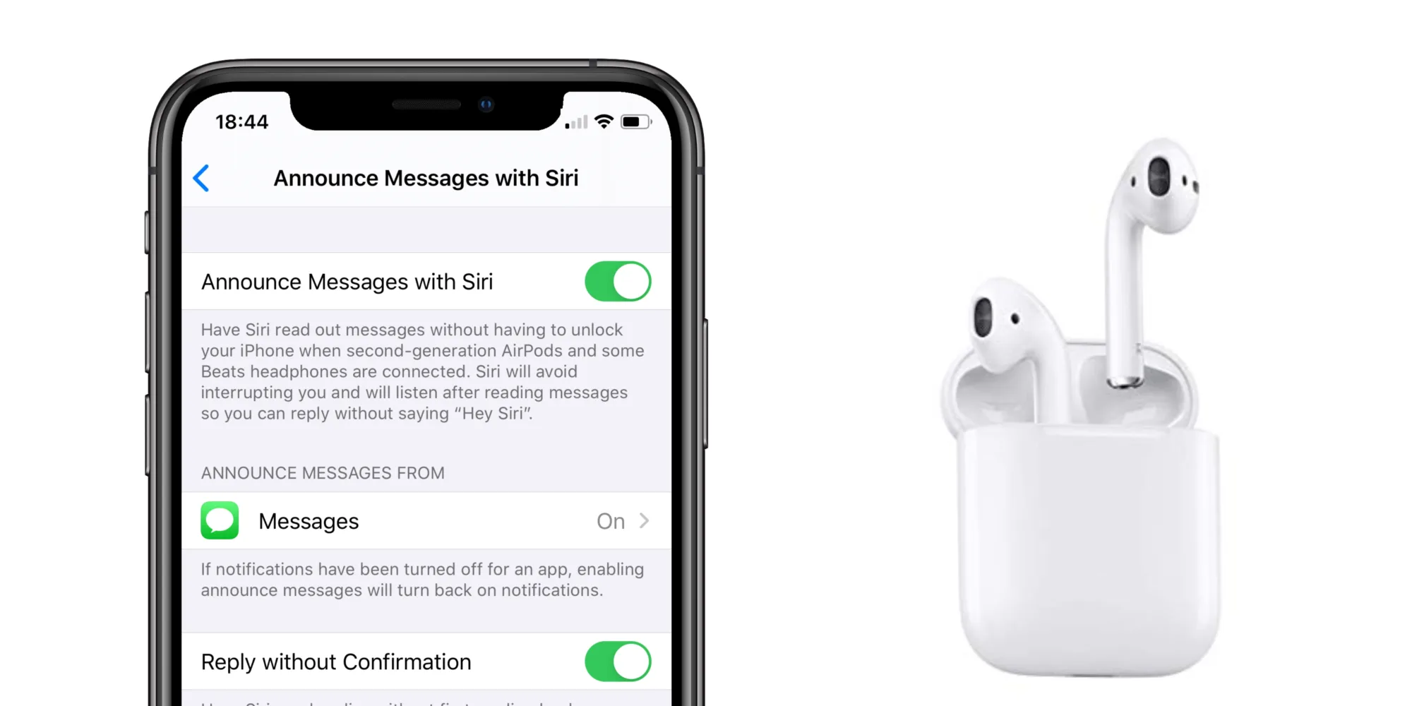 How To Enable Airpods To Announce Messages 2 How To Enable Airpods To Announce Messages 1