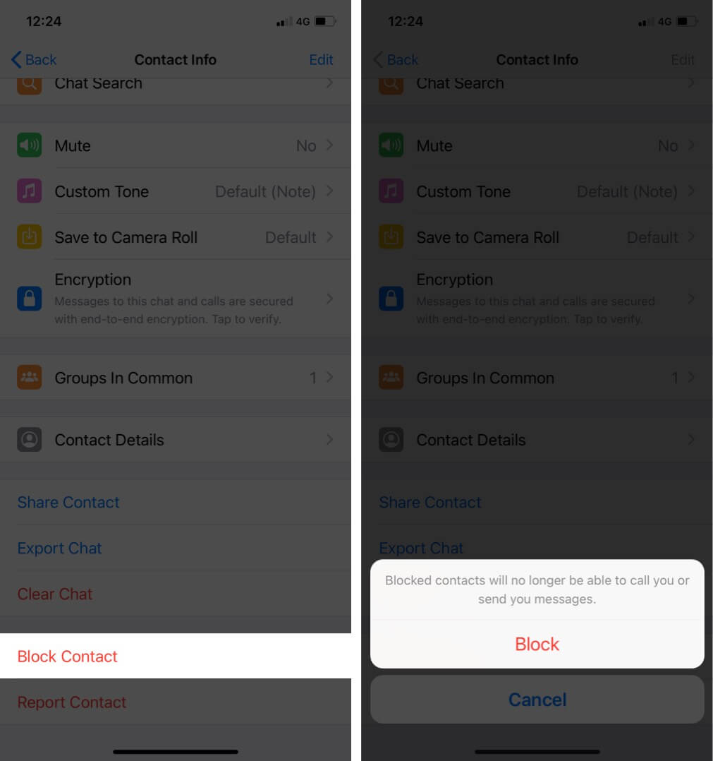 How To Block Someone on Whatsapp on iPhone 2 How To Block Someone on Whatsapp on iPhone 1