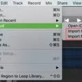How To Open An Audio File In Garageband 4 How To Open An Audio File In Garageband 3