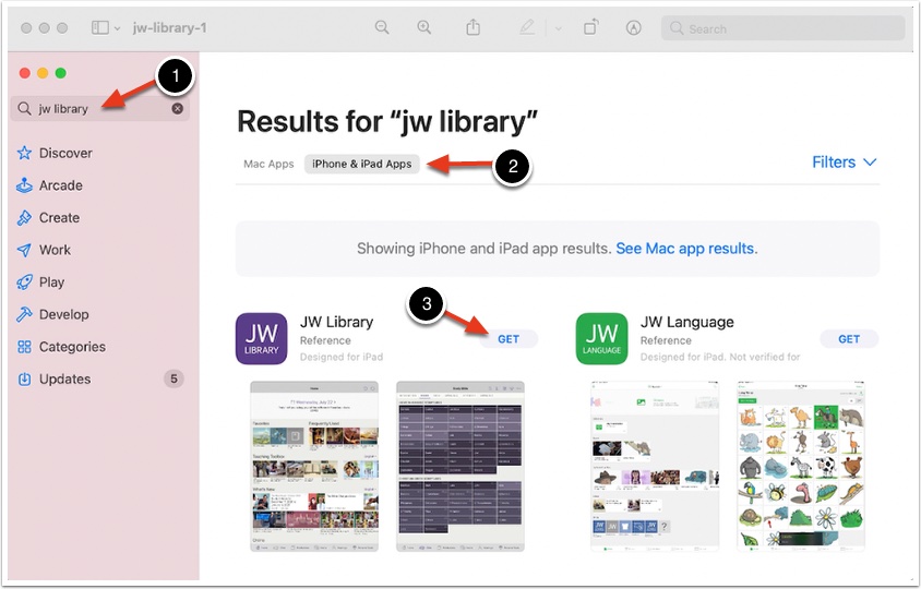 How to Access JW Library on macOS 2 How to Access JW Library on macOS 1