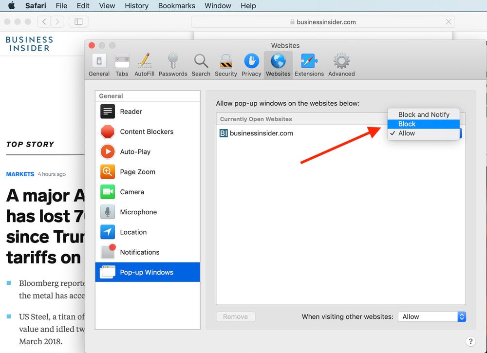 How to Disable Pop-Up Blockers on Your Macbook Air 2 How to Disable Pop-Up Blockers on Your Macbook Air 1