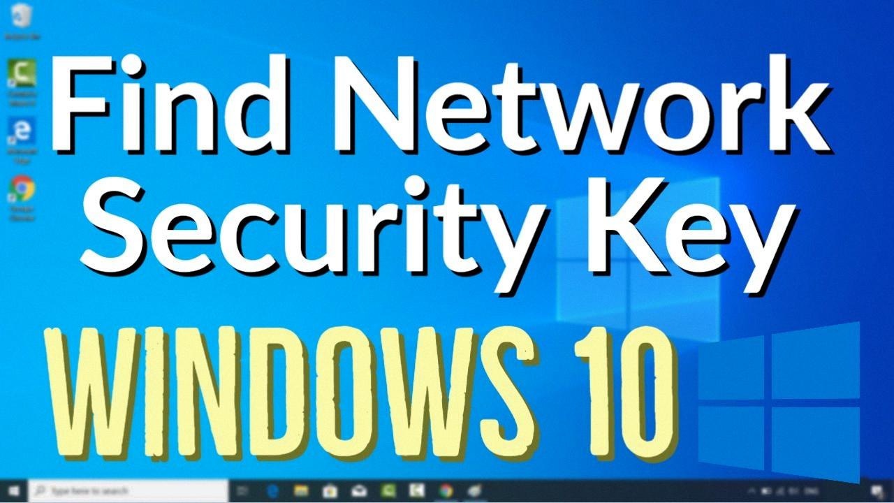 how do i find the network security key how do i find the network security key