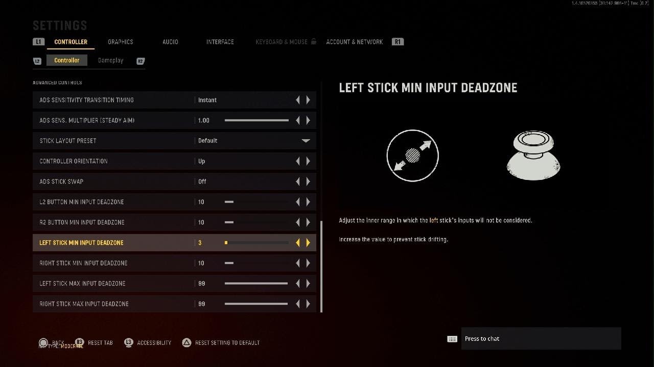 Finding the Optimal Deadzone Setting for Vanguard 2 Finding the Optimal Deadzone Setting for Vanguard 1