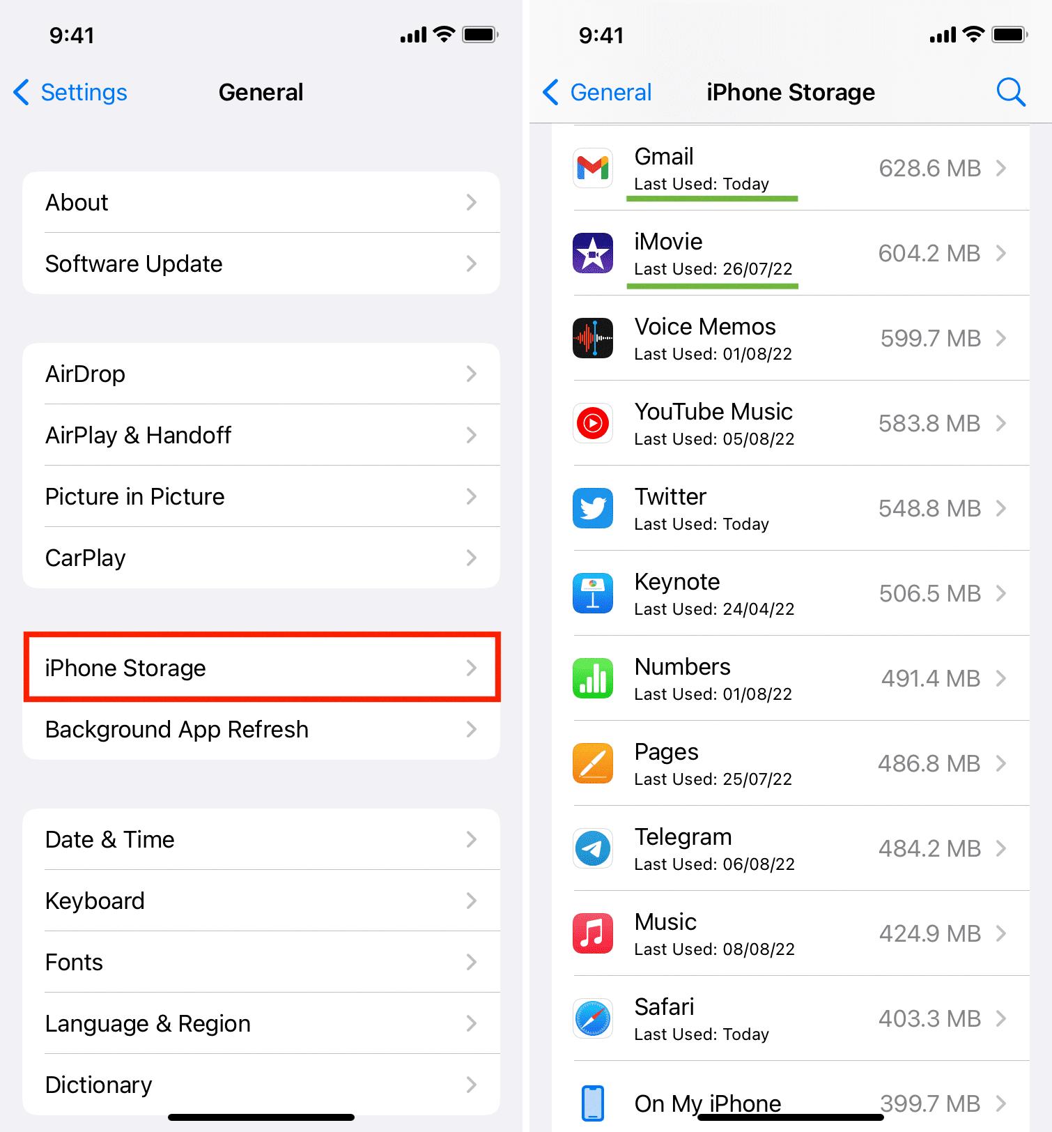 how to tell when an app was last used iphone how to tell when an app was last used iphone