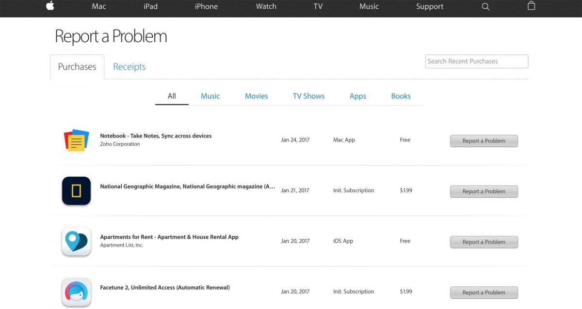 report itunes problem report itunes problem