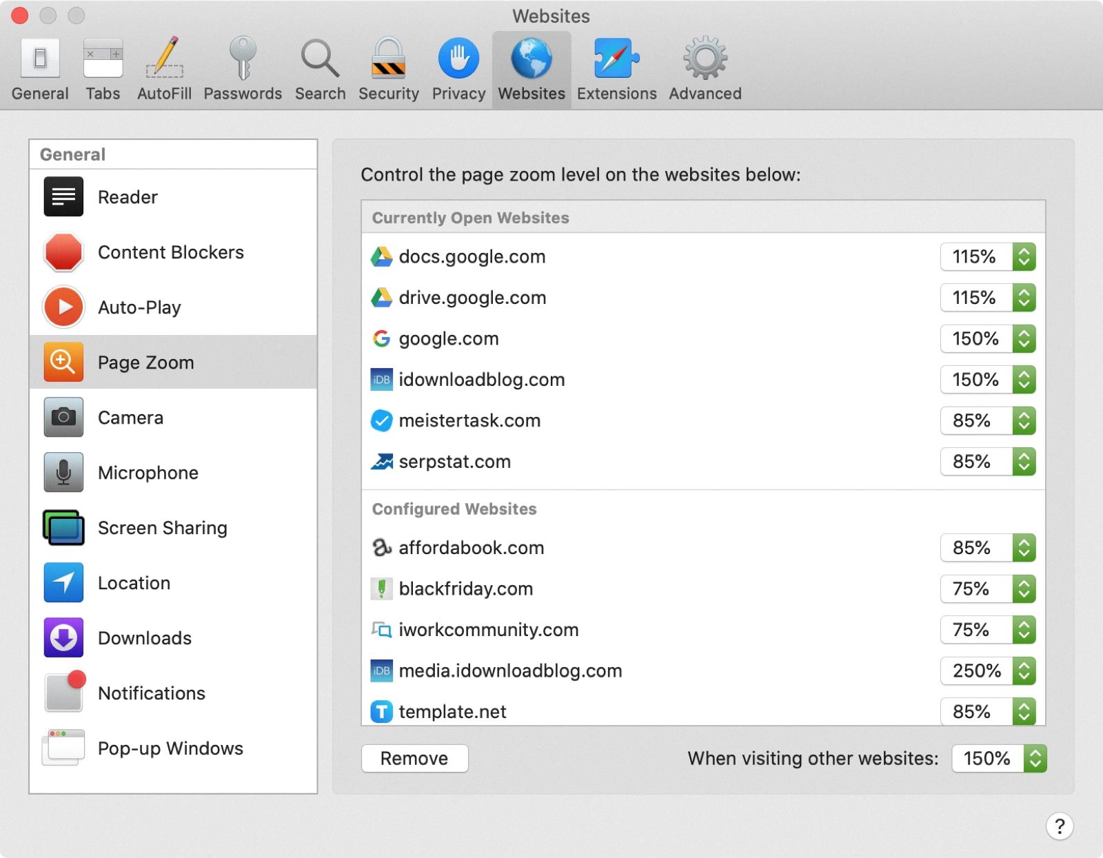 zoom out in safari zoom out in safari