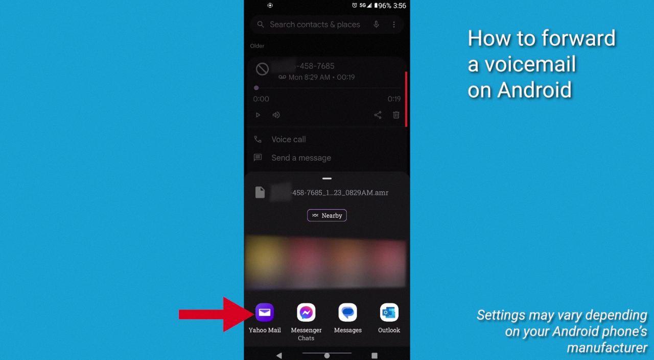 how to forward a voicemail on android how to forward a voicemail on android