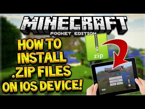 how to put a zip file into minecraft pe android how to put a zip file into minecraft pe android