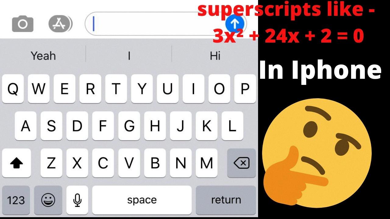 how to type superscript iphone how to type superscript iphone