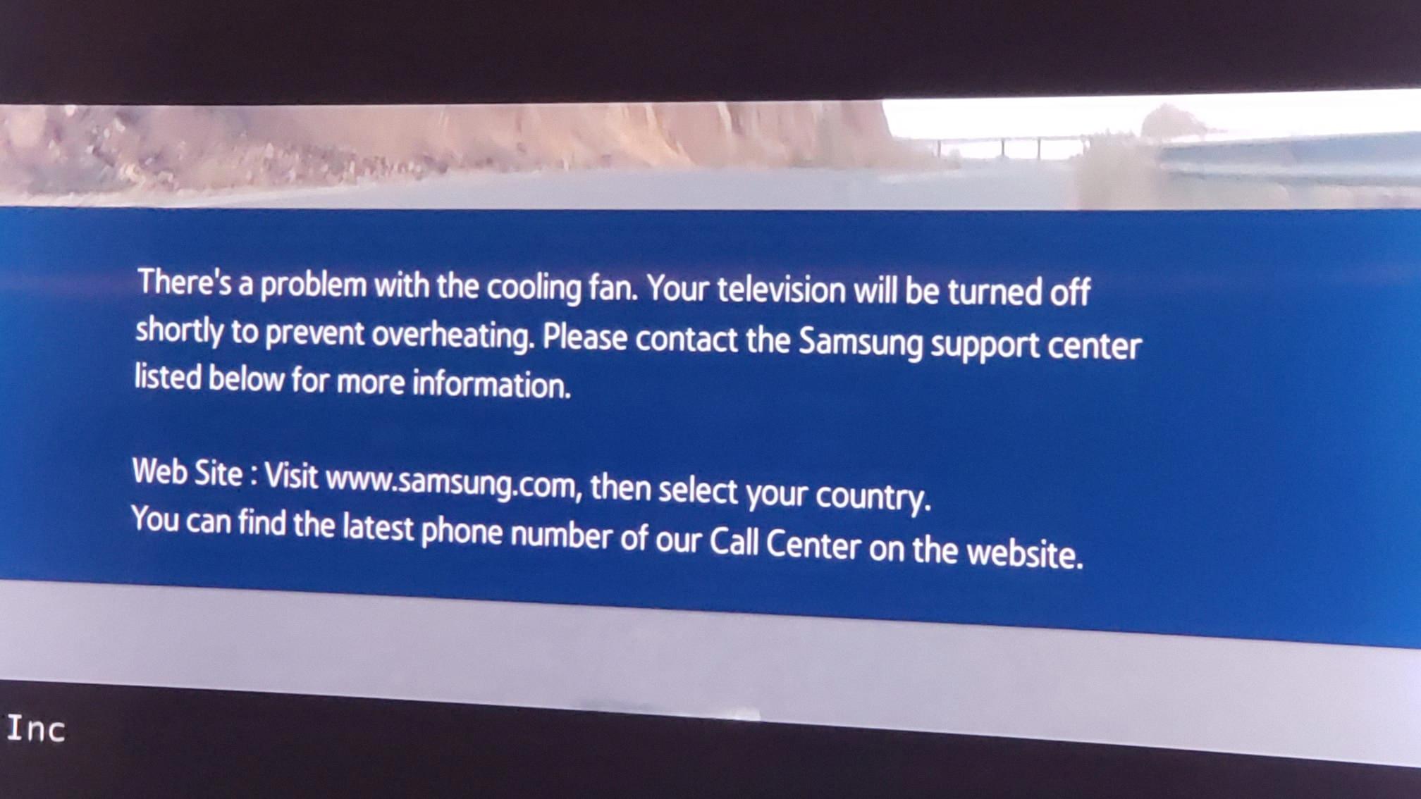 samsung tv overheating samsung tv overheating