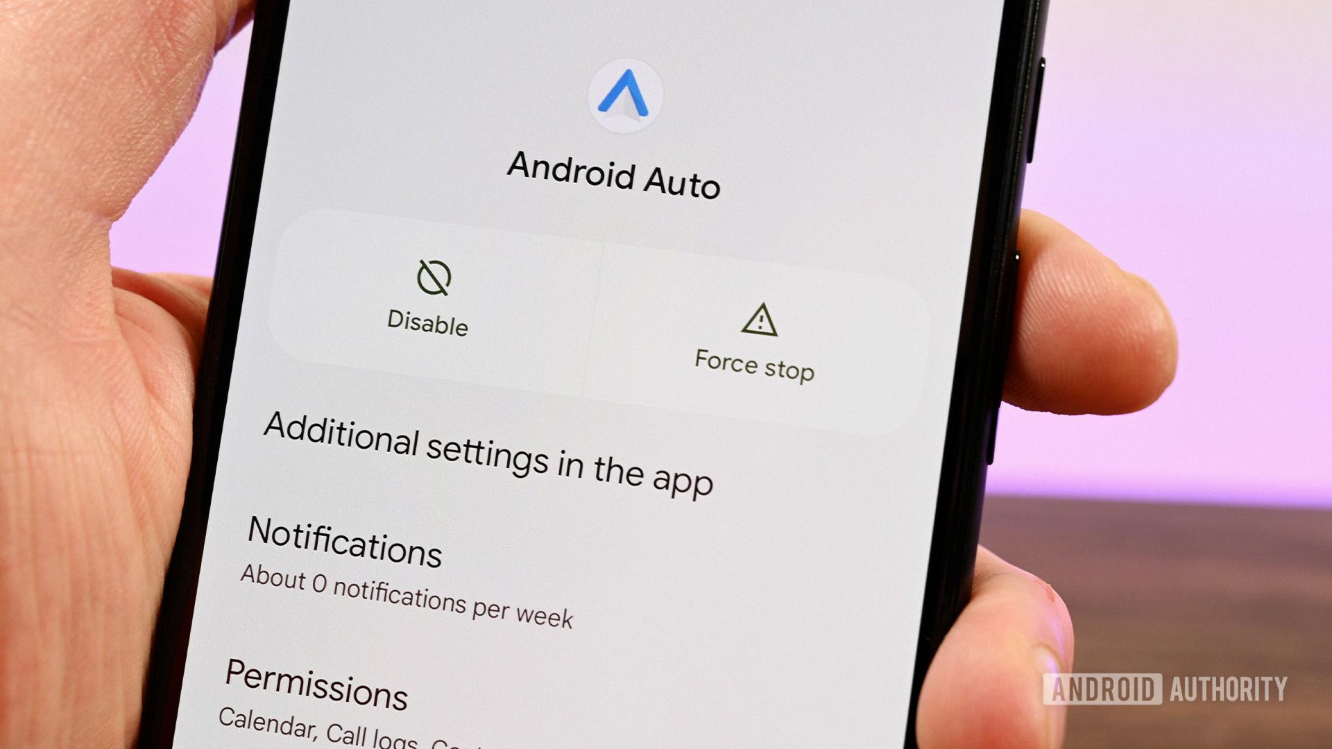 uninstall android auto uninstall android auto
