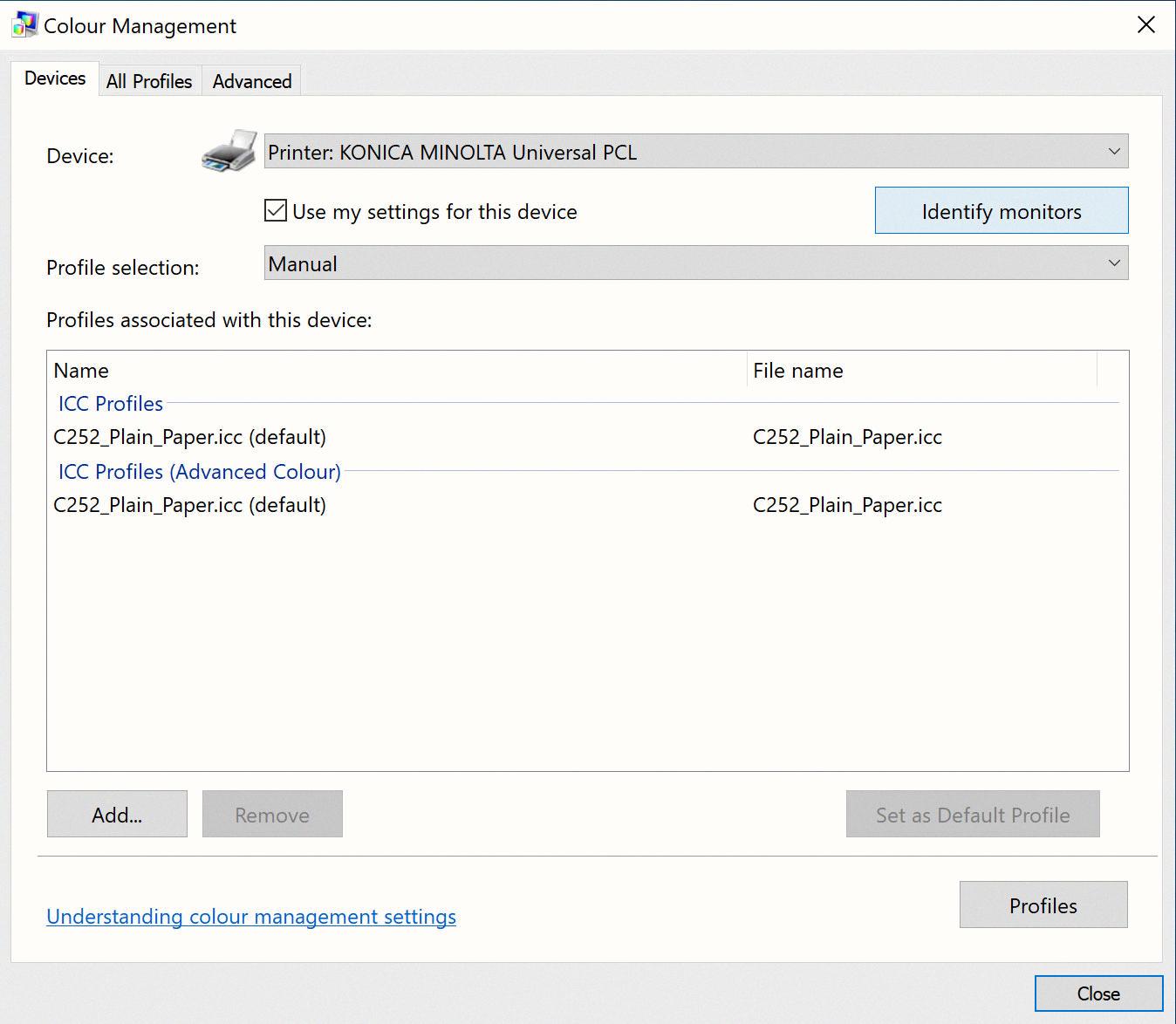 uninstall icc profile windows 10 uninstall icc profile windows 10