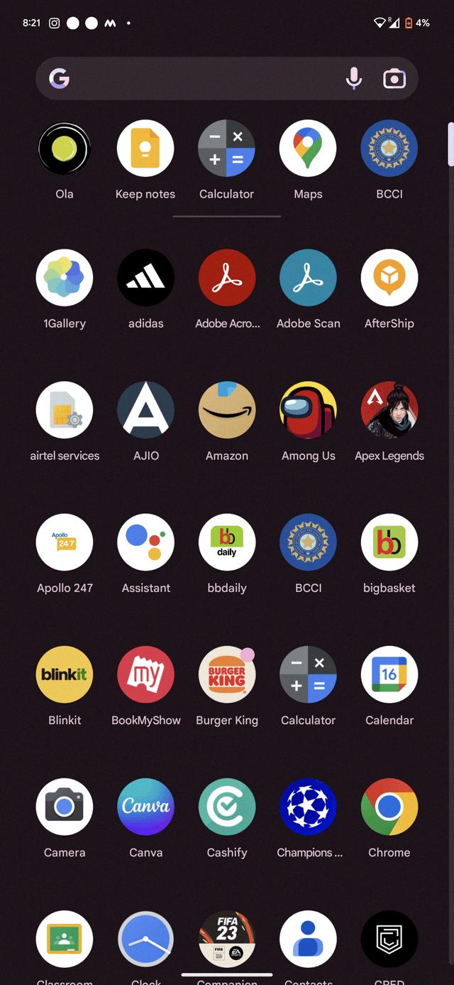 where is the app drawer where is the app drawer