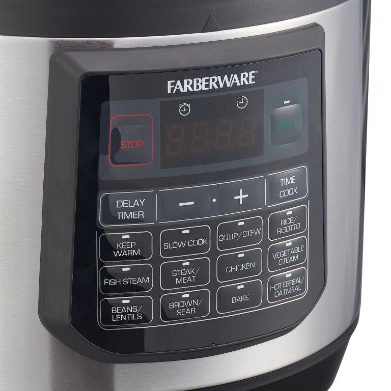 what is the high setting on farberware pressure cooker