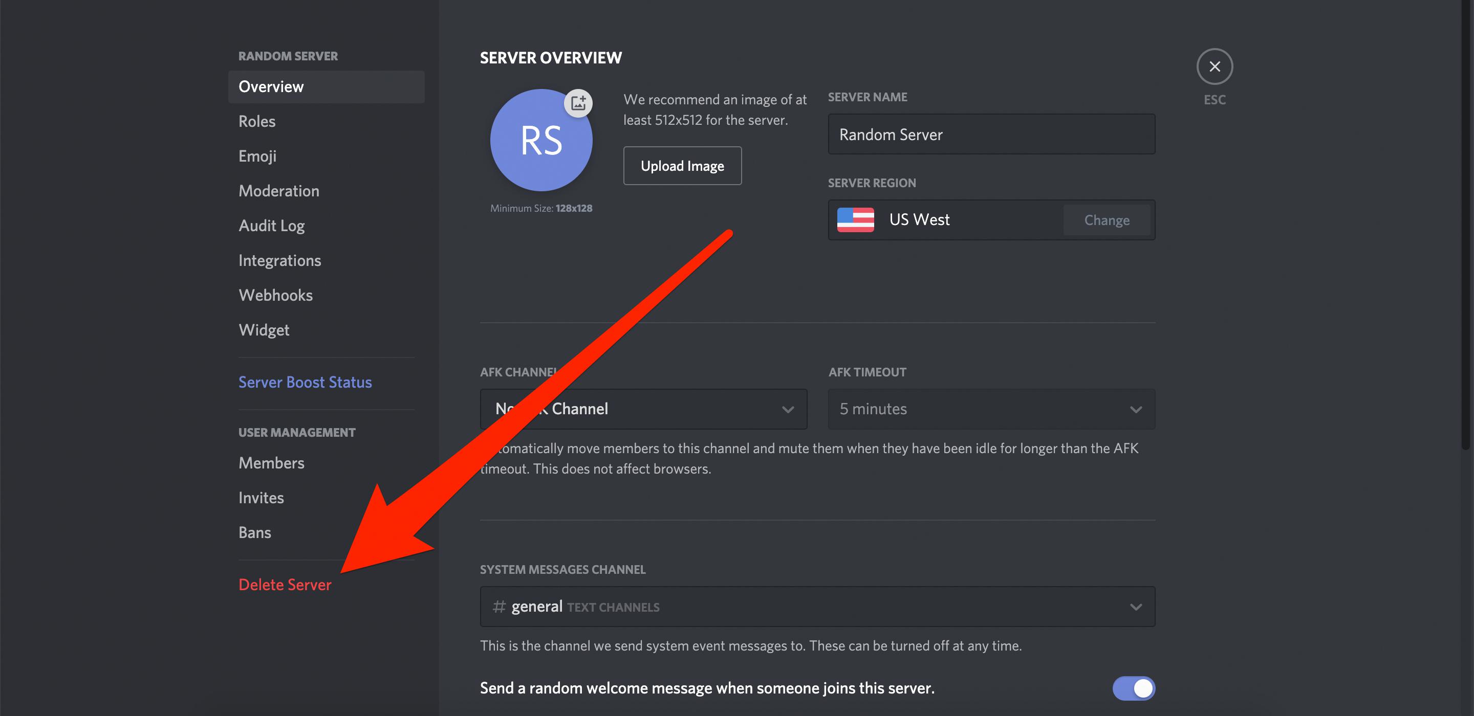 How To Delete Discord Server DeviceMAG