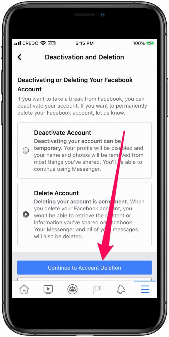 how to delete facebook account on iphone how to delete facebook account on iphone