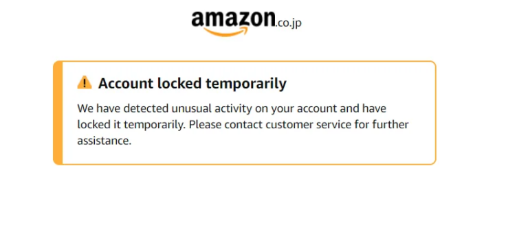 What To Do If Amazon Account Locked 3