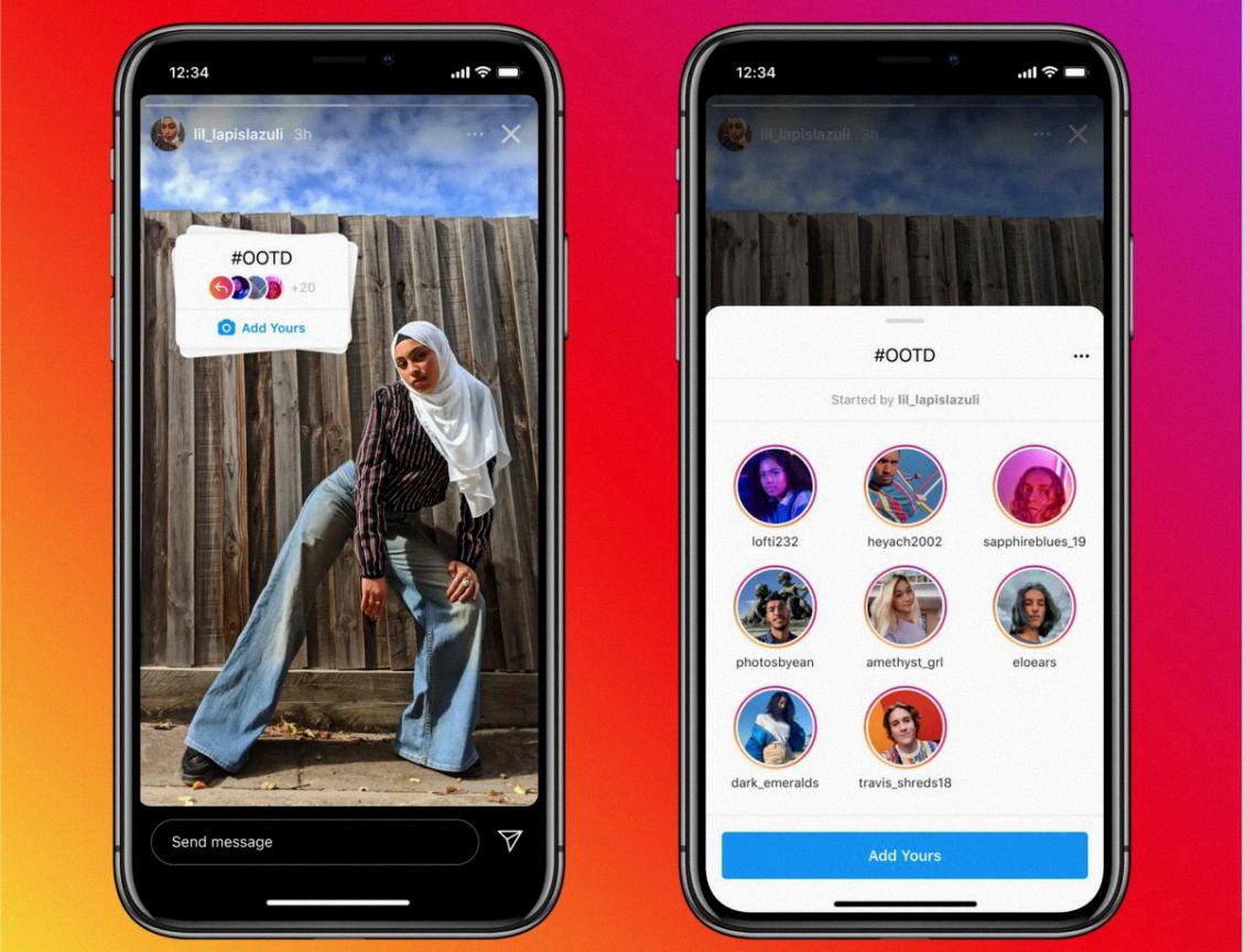 add yours feature instagram not working