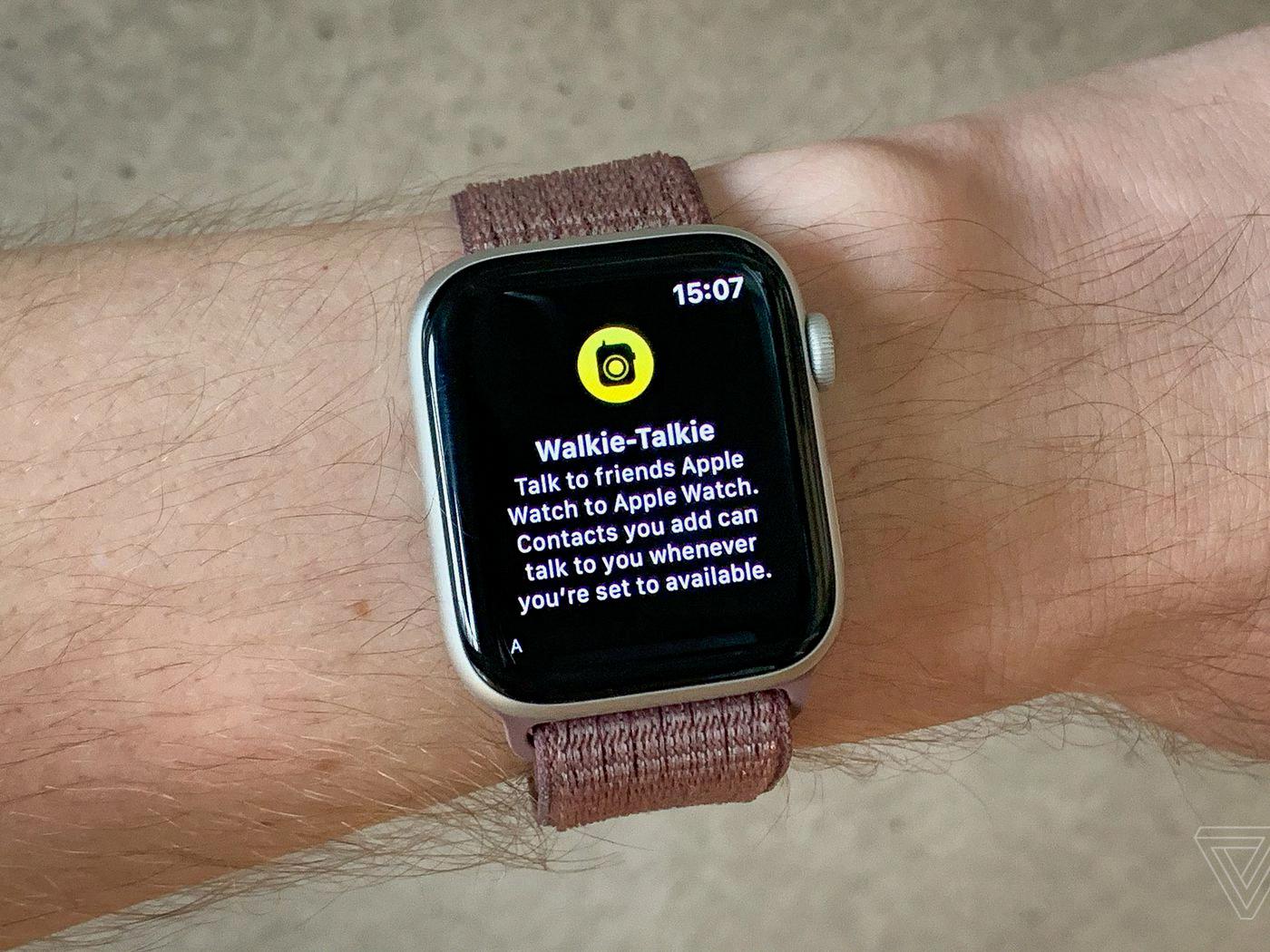 how to use walkie talkie on apple watch