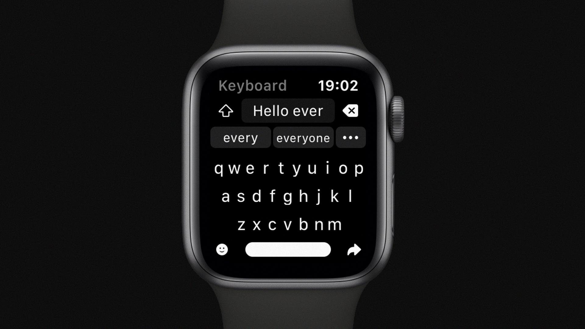 Apple watch best sale keyboard for texting