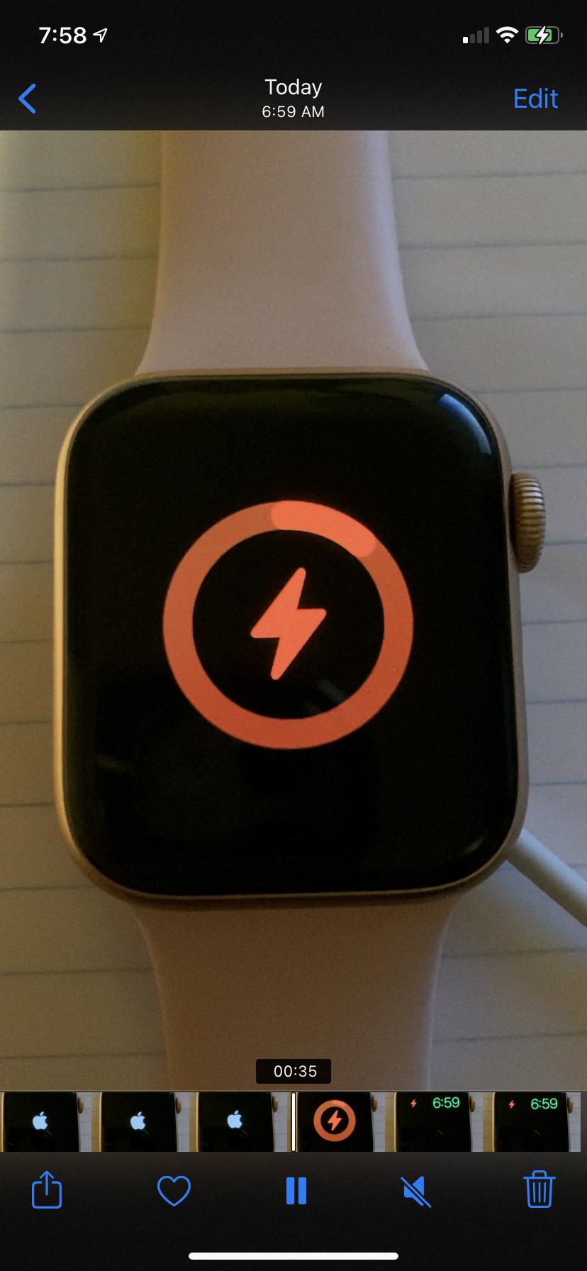 How To Turn On Apple Watch Red Lightning Bolt Haiper