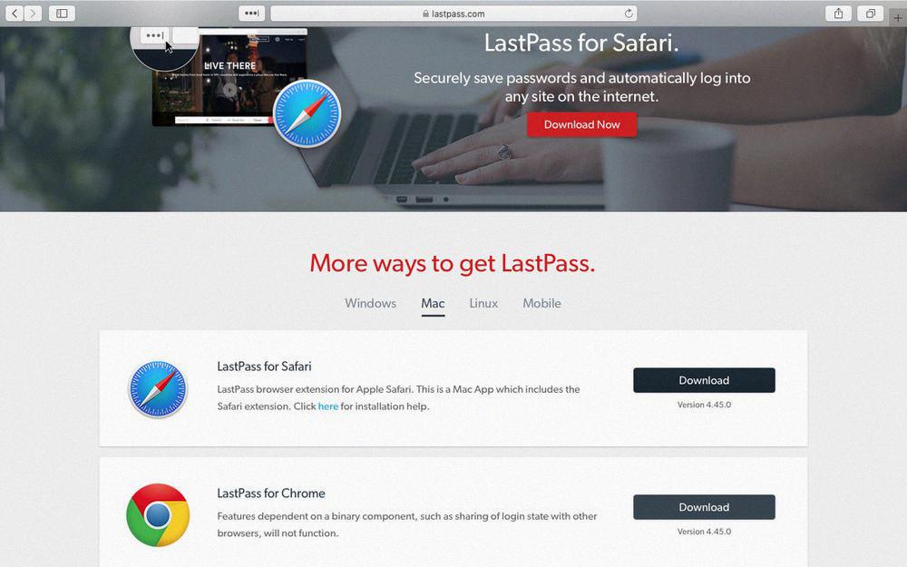 lastpass extension for safari not working