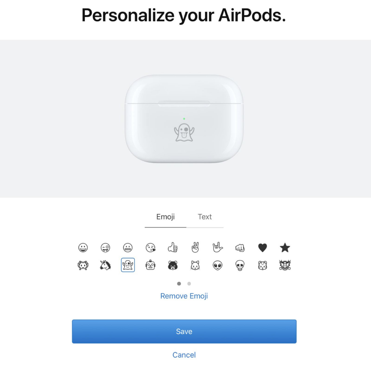 Facts About Airpods Engraving 3 Apple online tool to personalize AirPods case—choose emoji or text engraving on MagSafe charging case.
