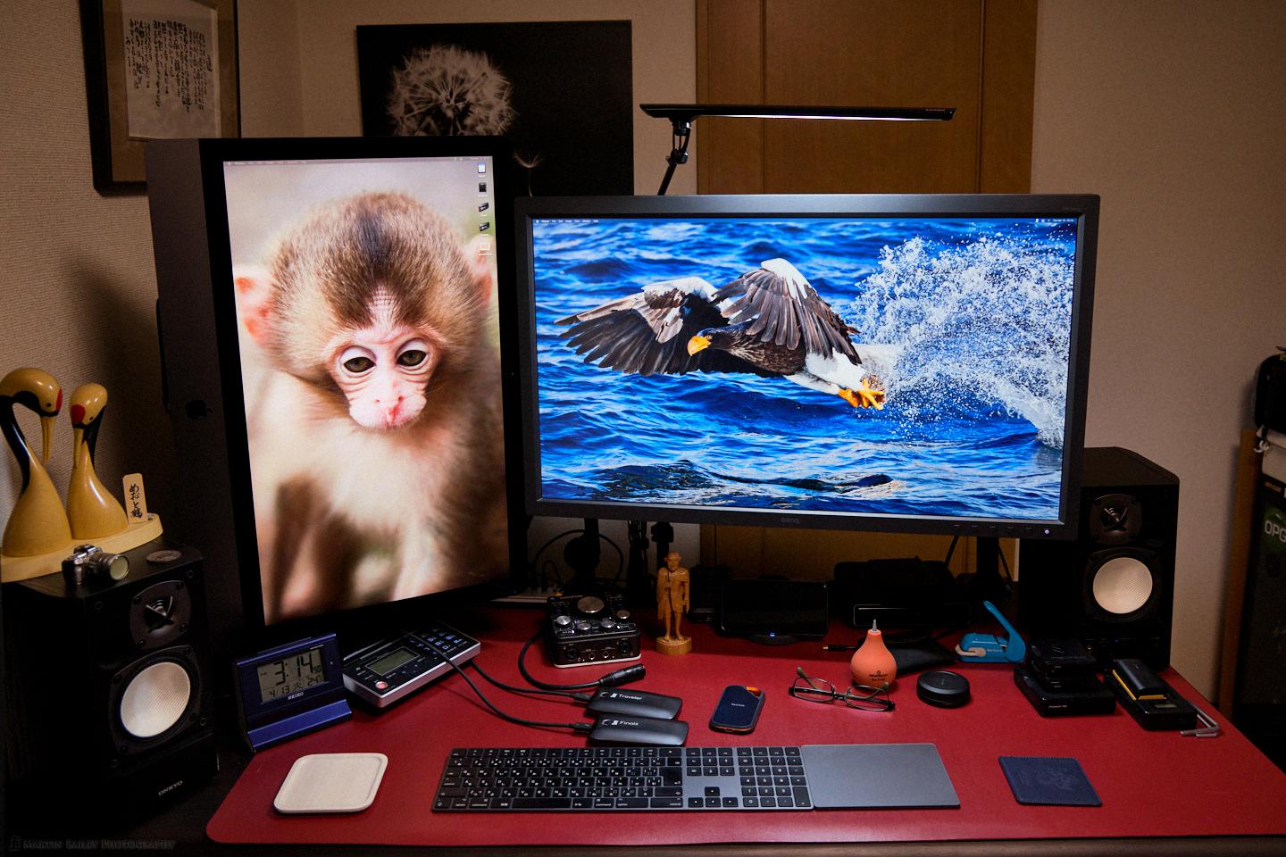 dual imac monitor setup