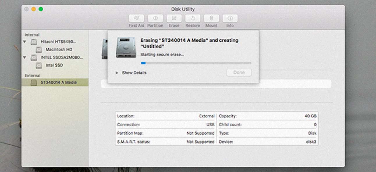 reset imac to factory settings without password