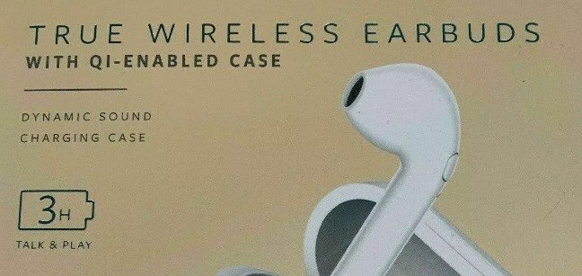 Polaroid Earbuds: An In-Depth Guide to Features, Pairing, and Troubleshooting 1 Retail box for true wireless earbuds with Qi-enabled charging case dynamic sound and 3-hour talk/play time.