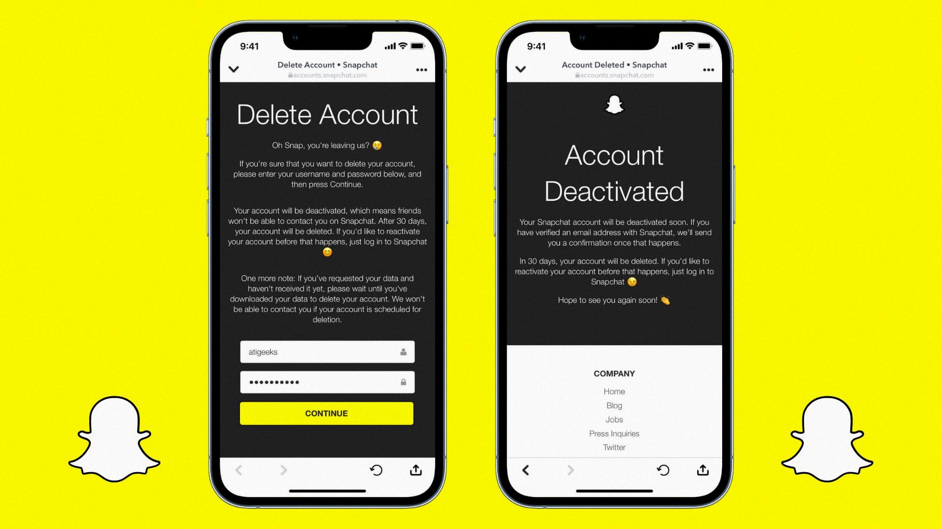 How To Deactivate Snapchat DeviceMAG