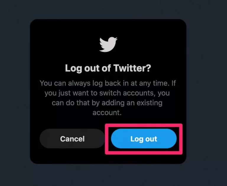 How Do You Log Out Of Twitter 7
