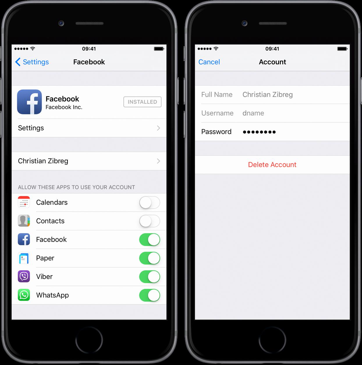 how to delete fan page on facebook on iphone