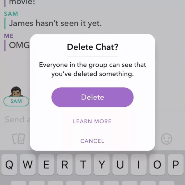 How To Delete Snap Messages 13