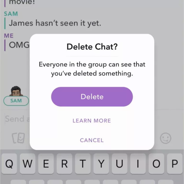 How To Delete Snapchat Messages 11