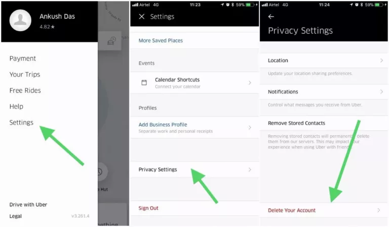 How To Delete Uber Account 9
