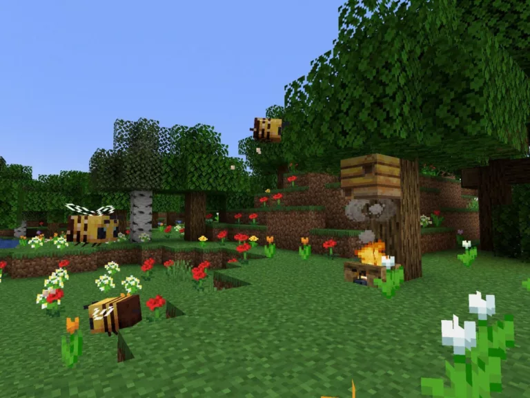 How To Make A Bee Farm In Minecraft 7