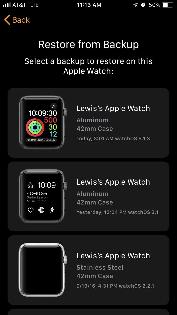How To Backup Apple Watch 15