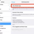 How To Close Split Screen On Ipad 4