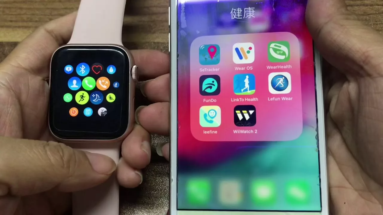 how to connect smartwatch with iphone 12 pro max