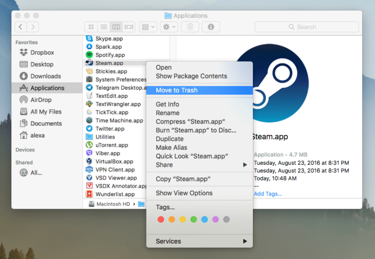 How to Uninstall Steam on Mac 15