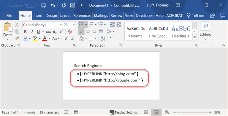 How To Remove Hyperlink In Microsoft Word 5