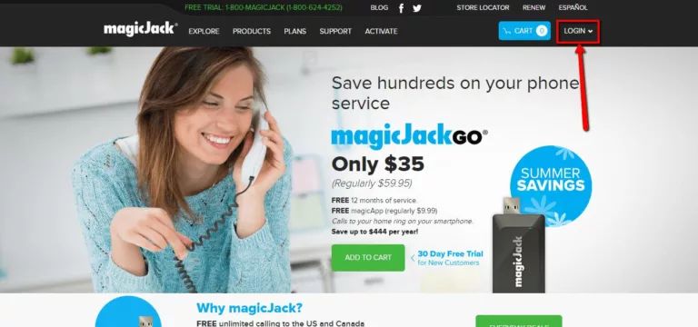 How to Login to MagicJack 1