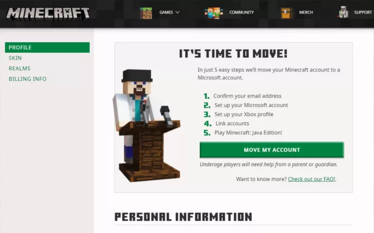How To Migrate Your Minecraft Account 4