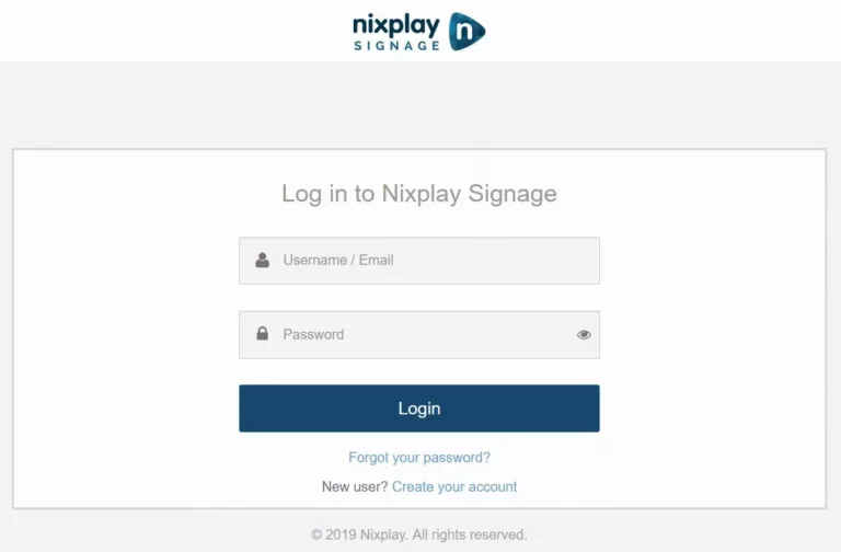 How to Login to Nixplay 4
