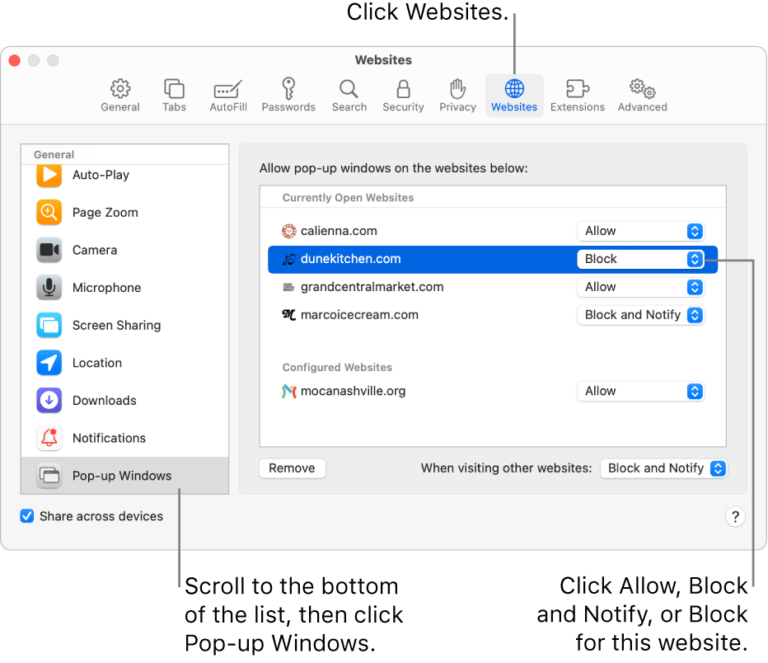 How To Disable Pop Up Blocker On Mac 17