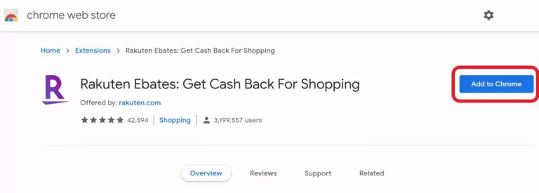 How to Install the Rakuten Chrome Extension and Start Earning Cash Back 3